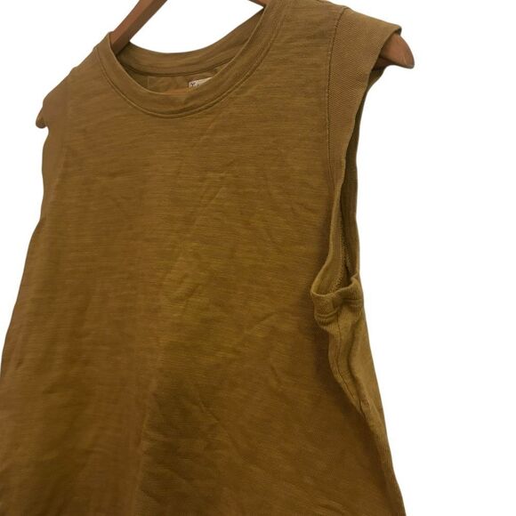 Faherty Women’s Sunwashed Slub Muscle Tank Antique Bronze Large Lightweight Top - Picture 10 of 11